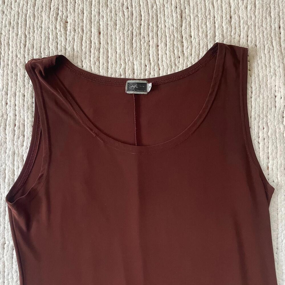 Women's Rich Brown Sympli Maxi Dress - Size 10 - Picture 2 of 5